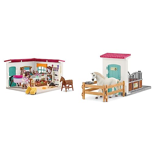 Schleich 42568 Reitshop zum modularen Reiterhof, für Kinder ab 5-12 Jahren, Horse Club - Spielset & 42569 Pferdebox zum modularen Reiterhof, für Kinder ab 5-12 Jahren, Horse Club - Spielset Schleich 42568 Reitshop zum modularen Reiterhof, für Kinder ab 5-12 Jahren, Horse Club - Spielset & 42569 Pferdebox zum modularen Reiterhof, für Kinder ab 5-12 Jahren, Horse Club - Spielset von SCHLEICH