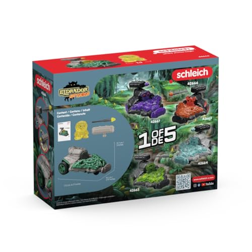 schleich 42666 Dschungel Düsenjet Fahrzeug mit Mini Creature, ab 7 Jahren, ELDRADOR CREATURES - Spielset, 15 Teile, Mehrfarbig/Meereswellen (Ocean Tides) schleich 42666 Dschungel Düsenjet Fahrzeug mit Mini Creature, ab 7 Jahren, ELDRADOR CREATURES - Spielset, 15 Teile, Mehrfarbig/Meereswellen (Ocean Tides) von SCHLEICH