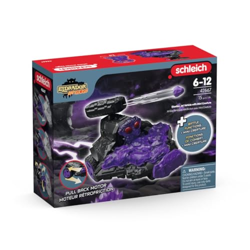 schleich 42667 Schatten Düsenjet Fahrzeug mit Mini Creature, ab 7 Jahren, ELDRADOR CREATURES - Spielset, 15 Teile schleich 42667 Schatten Düsenjet Fahrzeug mit Mini Creature, ab 7 Jahren, ELDRADOR CREATURES - Spielset, 15 Teile von SCHLEICH