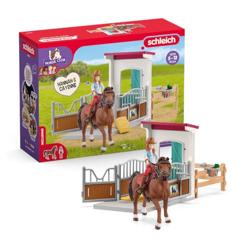 schleich 42710 Horse Box with Hannah & Cayenne, ab 5 Jahren, HORSE CLUB - Spielset, 25 Teile, exklusiv bei Amazon, Black schleich 42710 Horse Box with Hannah & Cayenne, ab 5 Jahren, HORSE CLUB - Spielset, 25 Teile, exklusiv bei Amazon, Black von SCHLEICH