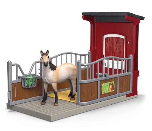 schleich FARM WORLD | Ponybox mit Mustang Stute 42724 | Set aus Pferd, Pferdebox und Pferde Zubehör | detaillierte Tierfiguren | Bauernhof Spielzeug für Kinder ab 3 Jahre | Set aus 19 Teilen schleich FARM WORLD | Ponybox mit Mustang Stute 42724 | Set aus Pferd, Pferdebox und Pferde Zubehör | detaillierte Tierfiguren | Bauernhof Spielzeug für Kinder ab 3 Jahre | Set aus 19 Teilen von SCHLEICH