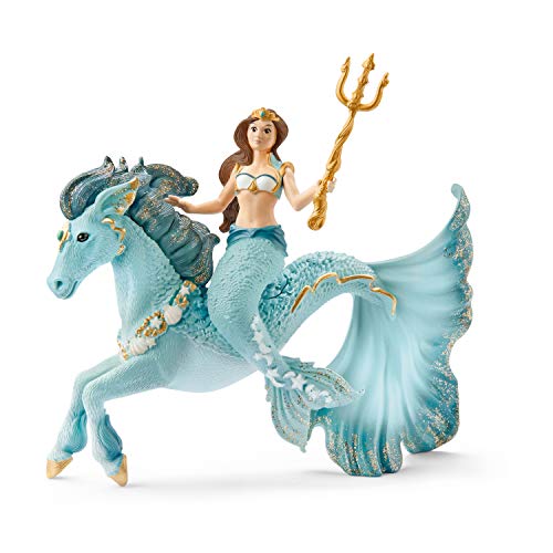schleich BAYALA 70594 Meerjungfrau Eyela Figur und Unterwasser Einhorn Spielset - Prinzessin Eyela Figur mit Unterwasser-Einhorn und Zauberstab, Hochwertige Figuren ab 5 Jahren schleich BAYALA 70594 Meerjungfrau Eyela Figur und Unterwasser Einhorn Spielset - Prinzessin Eyela Figur mit Unterwasser-Einhorn und Zauberstab, Hochwertige Figuren ab 5 Jahren von SCHLEICH