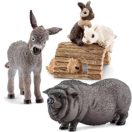 Schleich kt-20227 Bauernhoftiere - 13746, 13747,13748 (3teilig) von SCHLEICH