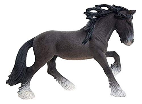 schleich FARM WORLD | Shire Hengst 13734 | schleich Bauernhof Spielfigur | detailgetreue Tierfiguren | tolles Geschenk für Jungen und Mädchen | Bauernhof Spielzeug ab 3 Jahre | 17 x 4 x 12 cm von SCHLEICH