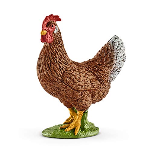 schleich 13826 Henne, für Kinder ab 3+ Jahren, FARM WORLD - Spielfigur von SCHLEICH