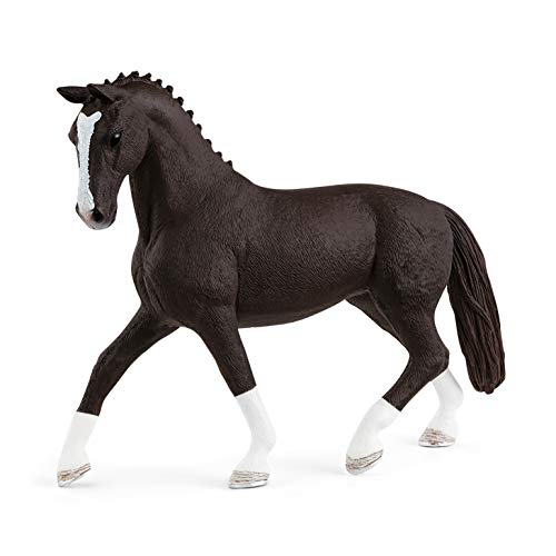 SCHLEICH 13927 Hannoveraner Stute, Rappe, für Kinder ab 5-12 Jahren, Horse Club - Spielfigur von SCHLEICH