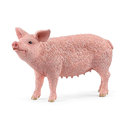 schleich FARM WORLD | Schwein 13933 | schleich Bauernhof Spielfigur | detailgetreue Tierfiguren | tolles Geschenk für Jungen und Mädchen | Bauernhof Spielzeug ab 3 Jahre | 10 x 3 x 6 cm schleich FARM WORLD | Schwein 13933 | schleich Bauernhof Spielfigur | detailgetreue Tierfiguren | tolles Geschenk für Jungen und Mädchen | Bauernhof Spielzeug ab 3 Jahre | 10 x 3 x 6 cm von SCHLEICH