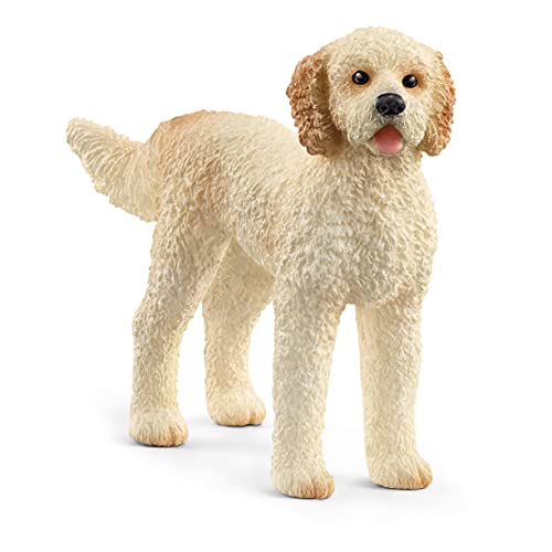 schleich 13939 Goldendoodle, für Kinder ab 3+ Jahren, FARM WORLD - Spielfigur von SCHLEICH