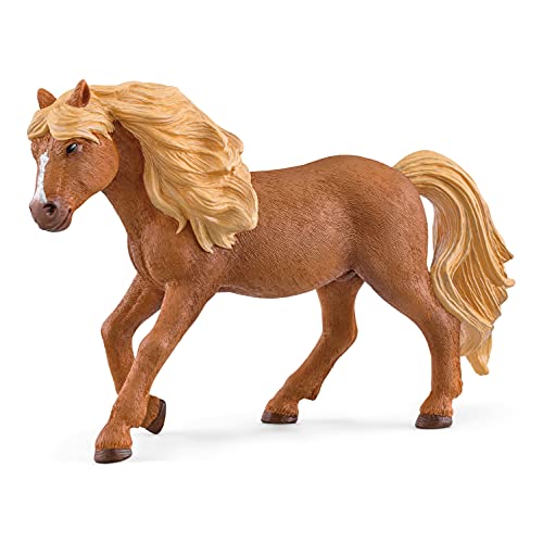 schleich 13943 Islandpony Hengst, ab 5 Jahren, HORSE CLUB - Spielfigur, 4 x 13 x 9 cm von SCHLEICH