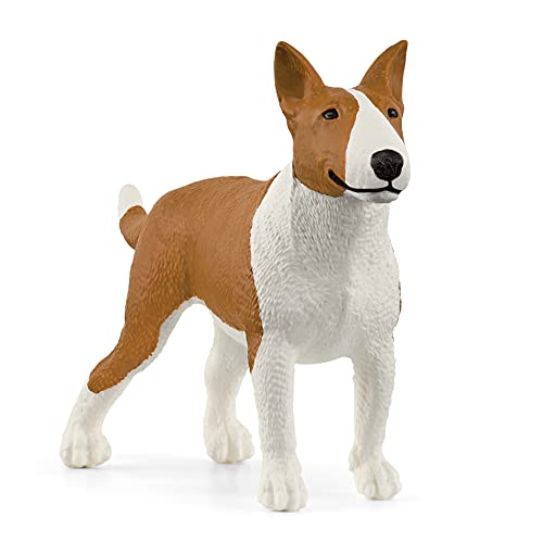 schleich 13966 Bullterrier, für Kinder ab 3+ Jahren, FARM WORLD - Spielfigur von SCHLEICH