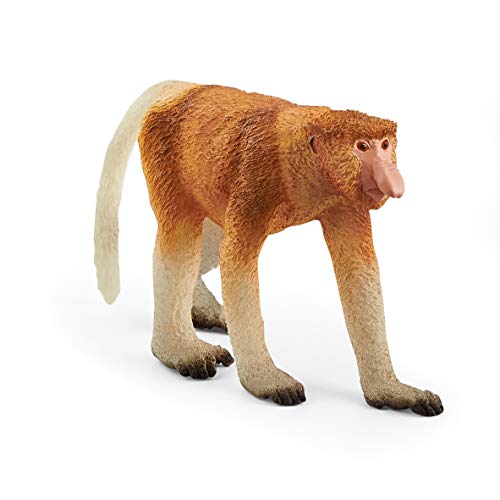 schleich WILD LIFE | Nasenaffe 14846 | detailgetreue Tierfiguren | Zoo Spielzeug | tolles Geschenk für Jungen und Mädchen | Deko für Geburtstag | Spielfigur ab 3 Jahren | 10 x 3 x 5 cm schleich WILD LIFE | Nasenaffe 14846 | detailgetreue Tierfiguren | Zoo Spielzeug | tolles Geschenk für Jungen und Mädchen | Deko für Geburtstag | Spielfigur ab 3 Jahren | 10 x 3 x 5 cm von SCHLEICH