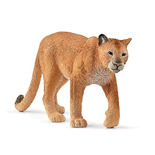 schleich 14853 Puma, für Kinder ab 3+ Jahren, WILD LIFE - Spielfigur von SCHLEICH