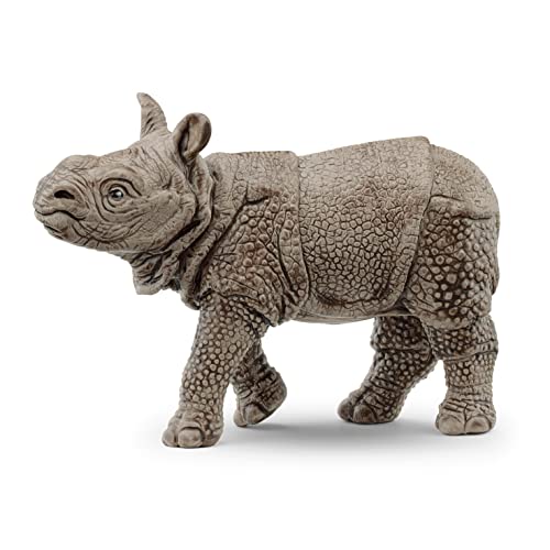schleich WILD LIFE | Panzernashorn Baby 14860 | detailgetreue Tierfiguren | Zoo Spielzeug | tolles Geschenk für Jungen und Mädchen | Deko für Geburtstag | Spielfigur ab 3 Jahren | 7 x 2 x 5 cm schleich WILD LIFE | Panzernashorn Baby 14860 | detailgetreue Tierfiguren | Zoo Spielzeug | tolles Geschenk für Jungen und Mädchen | Deko für Geburtstag | Spielfigur ab 3 Jahren | 7 x 2 x 5 cm von SCHLEICH