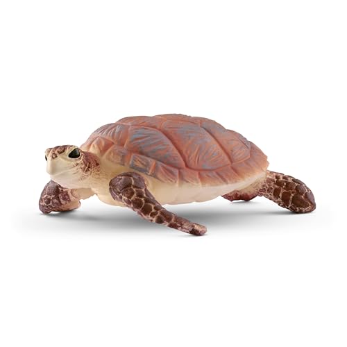 schleich 14876 Echte Karettschildkröte, ab 3 Jahren, WILD LIFE - Spielfigur, 6 x 7 x 2 cm von SCHLEICH