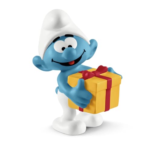 schleich 20816 Schlumpf mit Geschenk, für Kinder ab 3+ Jahren, The Smurfs - Spielfigur schleich 20816 Schlumpf mit Geschenk, für Kinder ab 3+ Jahren, The Smurfs - Spielfigur von SCHLEICH