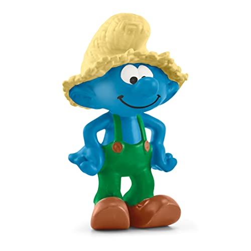 schleich 20837 Farmer Schlumpf, für Kinder ab 3+ Jahren, The Smurfs - Pre School Smurfs Figurines schleich 20837 Farmer Schlumpf, für Kinder ab 3+ Jahren, The Smurfs - Pre School Smurfs Figurines von SCHLEICH