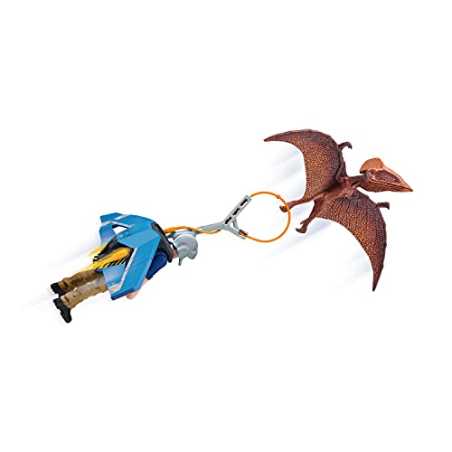schleich 41467 Jetpack Verfolgung, für Kinder ab 5-12 Jahren, DINOSAURS - Spielset von SCHLEICH