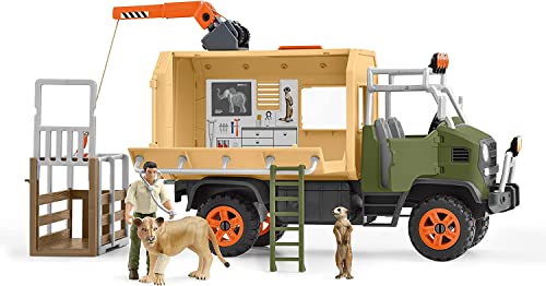 schleich 42475 Großer Truck Tierrettung, für Kinder ab 3 Jahren, Wild Life - Spielset von SCHLEICH