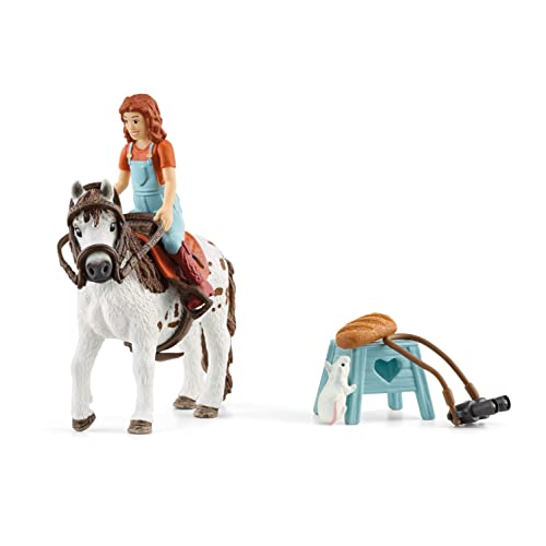 schleich 42518 HORSE CLUB Mia & Spotty, für Kinder ab 5-12 Jahren, HORSE CLUB - Spielset von SCHLEICH