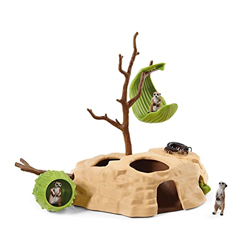 schleich 42530 Spielset - Erdmännchen-Hügel (Wild Life), Mix von SCHLEICH