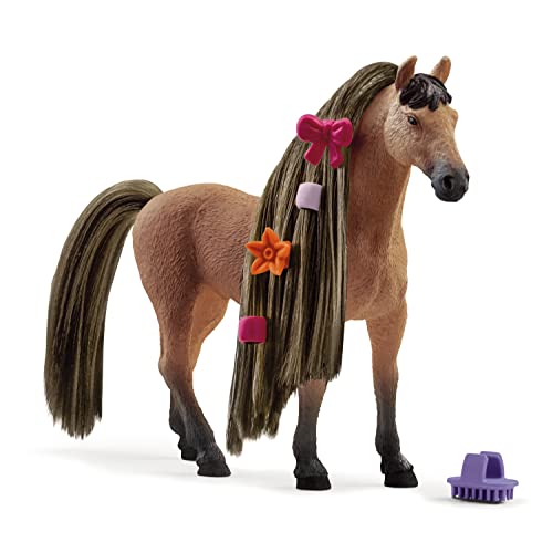 schleich 42621 Beauty Horse Achal Tekkiner Hengst, für Kinder ab 4+ Jahren, HORSE CLUB Sofia's Beauties - Spielset von SCHLEICH