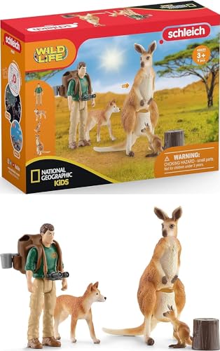 schleich 42623 Outback Abenteuer (NatGeo), für Kinder ab 3+ Jahren, WILD LIFE - Spielset von SCHLEICH