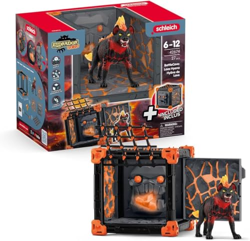 schleich 42674 BattleCave Lavahyäne, ab 7 Jahren, ELDRADOR CREATURES - Spielset, 27 Teile schleich 42674 BattleCave Lavahyäne, ab 7 Jahren, ELDRADOR CREATURES - Spielset, 27 Teile von SCHLEICH