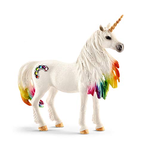 schleich 70524 Regenbogeneinhorn, Stute, ab 5 Jahren, BAYALA - Spielfigur, 9 x 15 x 18 cm von SCHLEICH