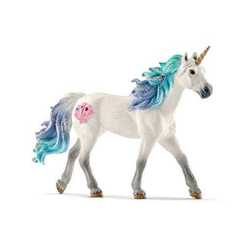 schleich 70571 Meereseinhorn Hengst, für Kinder ab 5 Jahren, BAYALA - Spielfigur von SCHLEICH