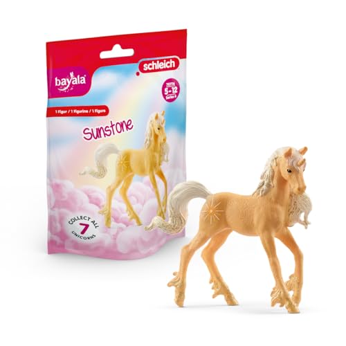 schleich 70776 Sammeleinhorn Sonnenstein (Special), ab 5 Jahren, BAYALA - Spielfigur, 16 x 12 x 3 cm, Gold von SCHLEICH