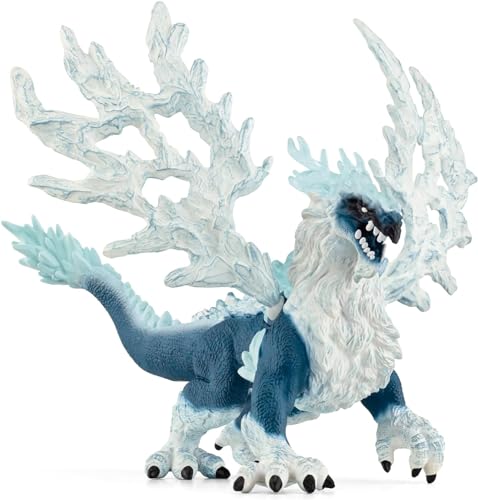 schleich ELDRADOR CREATURES | Eisdrache 70790 | detailgetreue Monster Spielfigur mit beweglichen Flügeln | tolles Geschenk für Mädchen und Jungen | Spielzeug ab 7 Jahren | 20 x 15 x 13 cm schleich ELDRADOR CREATURES | Eisdrache 70790 | detailgetreue Monster Spielfigur mit beweglichen Flügeln | tolles Geschenk für Mädchen und Jungen | Spielzeug ab 7 Jahren | 20 x 15 x 13 cm von SCHLEICH
