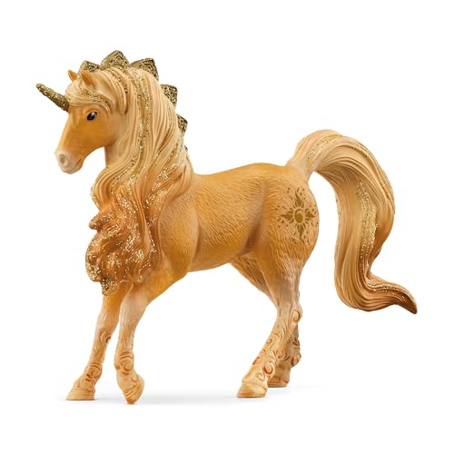 schleich 70822 Apollon Einhorn Hengst, ab 5 Jahren, BAYALA - Spielfigur, 4 x 16 x 12 cm, Golden Brown, Goldbraun von SCHLEICH