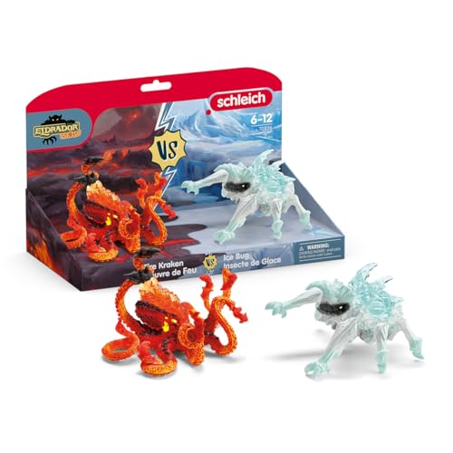 schleich 70826 Eiskäfer vs. Feuerkrake, ab 7 Jahren, ELDRADOR Creatures - Spielfigur, 31 x 16 x 18 cm schleich 70826 Eiskäfer vs. Feuerkrake, ab 7 Jahren, ELDRADOR Creatures - Spielfigur, 31 x 16 x 18 cm von SCHLEICH
