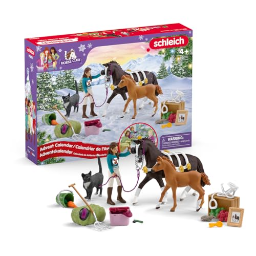 schleich 99092 Adventskalender Horse Club 2024, ab 5 Jahren, HORSE CLUB - Spielset, 36 Teile schleich 99092 Adventskalender Horse Club 2024, ab 5 Jahren, HORSE CLUB - Spielset, 36 Teile von SCHLEICH