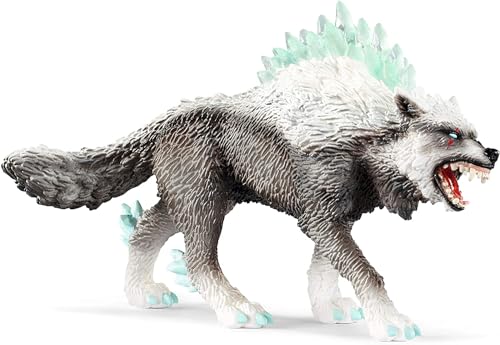 schleich ELDRADOR CREATURES | Schneewolf 42452 | ELDRADOR schleich Monster Spielfigur mit transparenten Rückenkristallen | tolles Geschenk für Mädchen und Jungen | ab 7 Jahren | 15 x 5 x 9 cm schleich ELDRADOR CREATURES | Schneewolf 42452 | ELDRADOR schleich Monster Spielfigur mit transparenten Rückenkristallen | tolles Geschenk für Mädchen und Jungen | ab 7 Jahren | 15 x 5 x 9 cm von SCHLEICH