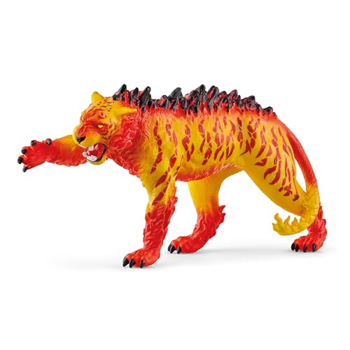schleich ELDRADOR CREATURES 70148 Lavatiger - Realistische Mythische Fantasy Monster Actionfigur, Gefährlicher Tiger mit Wildem Fell, Eldrador Figuren ab 7 Jahren schleich ELDRADOR CREATURES 70148 Lavatiger - Realistische Mythische Fantasy Monster Actionfigur, Gefährlicher Tiger mit Wildem Fell, Eldrador Figuren ab 7 Jahren von SCHLEICH