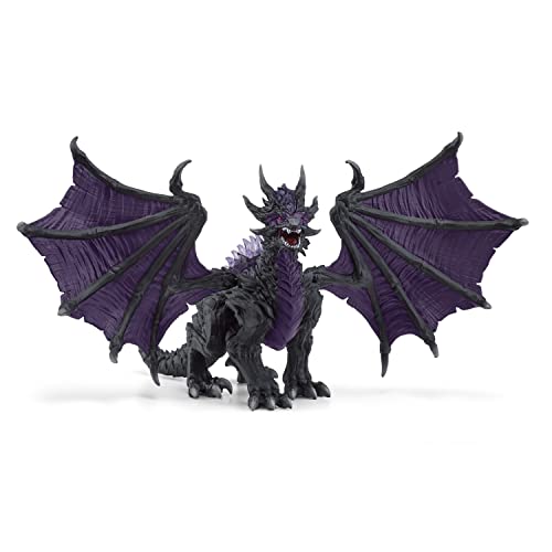 schleich ELDRADOR CREATURES 70152 Schattendrache - Sehr Realistischer Dunkler Schattendrache mit Beweglichen Flügeln - Sehr Robuste Figuren Actionfiguren für Jungen und Mädchen ab 7 schleich ELDRADOR CREATURES 70152 Schattendrache - Sehr Realistischer Dunkler Schattendrache mit Beweglichen Flügeln - Sehr Robuste Figuren Actionfiguren für Jungen und Mädchen ab 7 von SCHLEICH