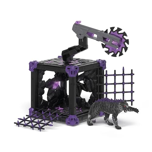 schleich ELDRADOR CREATURES | BattleCave Schattentiger 42739 | schleich Set aus ELDRADOR Battle Cave mit Monster | Battle Caves zur Arena stapelbar | Set aus 27 Teilen schleich ELDRADOR CREATURES | BattleCave Schattentiger 42739 | schleich Set aus ELDRADOR Battle Cave mit Monster | Battle Caves zur Arena stapelbar | Set aus 27 Teilen von SCHLEICH
