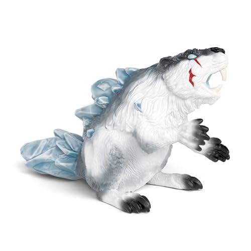 schleich ELDRADOR CREATURES | Eisbiber 70836 | detailgetreue Monster Sammelfiguren | hochwertiges Spielzeug zum Sammeln & Spielen | Geschenk für Kinder ab 7 Jahren | 10 x 5 x 6 cm von SCHLEICH
