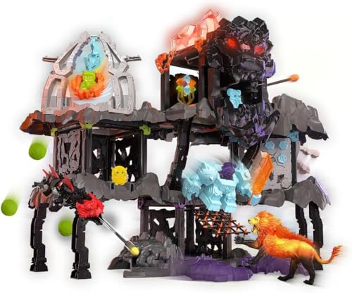 schleich ELDRADOR Creatures | MasterCave Smashrador 42757 | Set aus 4 x ELDRADOR Battle Cave, 4X Minis, Roboter, Lavalöwe & Superkristall | mit vielen Funktionen & Zubehör | ab 6 Jahren | 119 Teile schleich ELDRADOR Creatures | MasterCave Smashrador 42757 | Set aus 4 x ELDRADOR Battle Cave, 4X Minis, Roboter, Lavalöwe & Superkristall | mit vielen Funktionen & Zubehör | ab 6 Jahren | 119 Teile von SCHLEICH