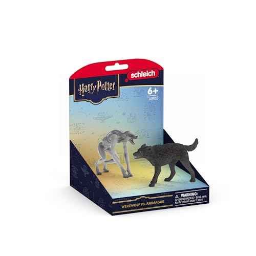 schleich HARRY POTTER | Werwolf vs. Animagus 14906 | Werwolf mit beweglichen Armen | als Deko oder Sammelfiguren | tolles Geschenk für Kinder & Sammler | Spielfigur ab 6 Jahren | Set aus 2 Teilen schleich HARRY POTTER | Werwolf vs. Animagus 14906 | Werwolf mit beweglichen Armen | als Deko oder Sammelfiguren | tolles Geschenk für Kinder & Sammler | Spielfigur ab 6 Jahren | Set aus 2 Teilen von SCHLEICH