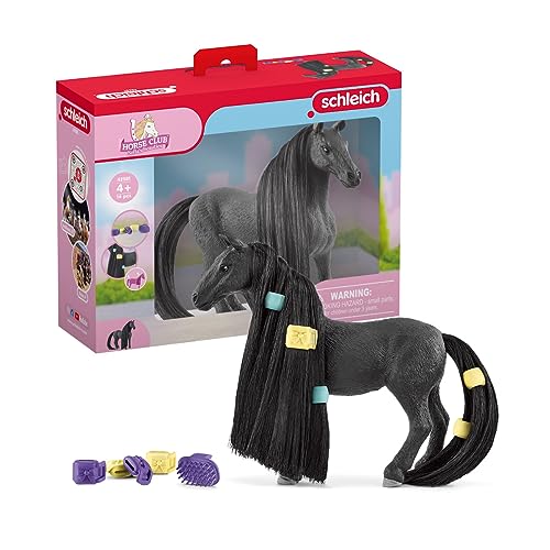 schleich HORSE CLUB Sofia's Beauties 42581 Criollo Definitivo Stute Spielset - 14-Teiliges Pferdespielzeugset mit Pferd mit Mähne & Zubehör für Fantasievolles Spiel Pferde Spielzeug ab 4 schleich HORSE CLUB Sofia's Beauties 42581 Criollo Definitivo Stute Spielset - 14-Teiliges Pferdespielzeugset mit Pferd mit Mähne & Zubehör für Fantasievolles Spiel Pferde Spielzeug ab 4 von SCHLEICH