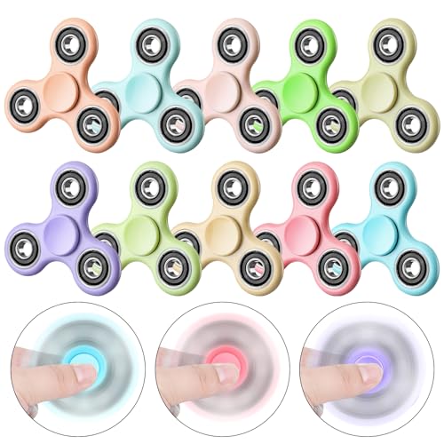 SCIONE 10 Stück Fidget Spinner Multifarbe Hand Spinner Kinder Finger Toys Anti Stress Angst ADHD Angst Ostern Party Geschenk Weihnachten SCIONE 10 Stück Fidget Spinner Multifarbe Hand Spinner Kinder Finger Toys Anti Stress Angst ADHD Angst Ostern Party Geschenk Weihnachten von SCIONE
