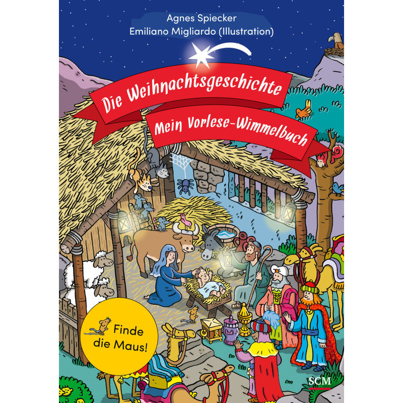 Weihnachten für Kinder / Die Weihnachtsgeschichte - Mein Vorlese-Wimmelbuch von SCM R. Brockhaus