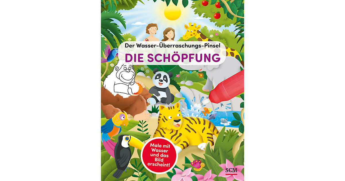 Buch - Der Wasser-Überraschungs-Pinsel - Die Schöpfung Buch - Der Wasser-Überraschungs-Pinsel - Die Schöpfung von SCM Verlag