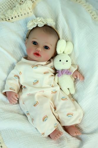 SCOM Babypuppen, 16 Zoll Realistische Babypuppen Niedliche Weiche Körper Babypuppe Real Life Babypuppe Silikon Lebensechte Baby mit Zubehör für 3+ Jahre alte Mädchen Geschenke SCOM Babypuppen, 16 Zoll Realistische Babypuppen Niedliche Weiche Körper Babypuppe Real Life Babypuppe Silikon Lebensechte Baby mit Zubehör für 3+ Jahre alte Mädchen Geschenke von SCOM