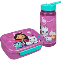 SCOOLI GABY9864 Gabby's Dollhouse Set Brotzeitdose & Trinkflasche von SCOOLI