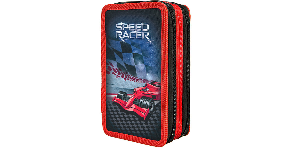 Triple-Federmäppchen Speed Racer, befüllt, 30-tlg. orange Triple-Federmäppchen Speed Racer, befüllt, 30-tlg. orange von UNDERCOVER