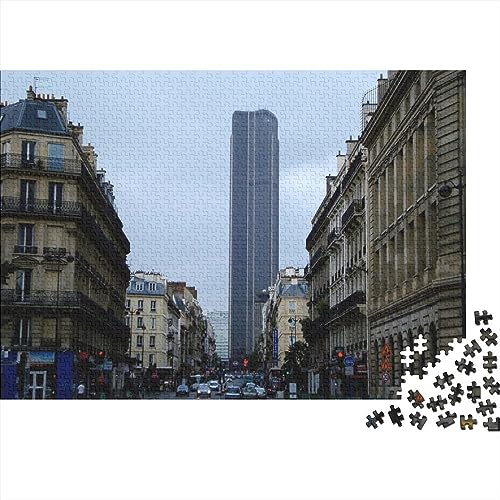 Art Paris Puzzle, Holzpuzzle, Puzzles Für Erwachsene, Teile Puzzle Für Jugendliche & Erwachsene Romantic Paris,1000pcs (75x50cm) von SCOOVY