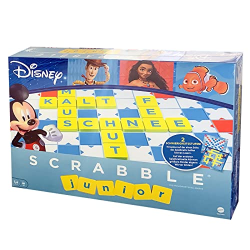 SCRABBLE Junior Disney Edition, Kreuzworträtsel-Brettspiel von SCRABBLE